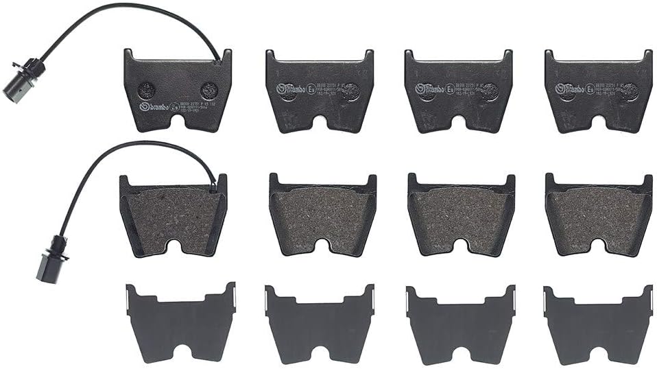 Bremsbeläge Vorne von Brembo ohne Zubehör (P 85 132) Bremsbelagsatz Bremsanlage Scheibenbremsbelagsa