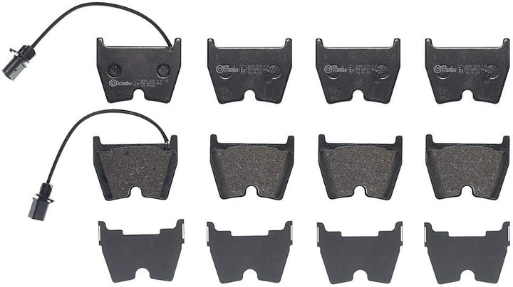 Bremsbeläge Vorne von Brembo ohne Zubehör (P 85 132) Bremsbelagsatz Bremsanlage Scheibenbremsbelagsa