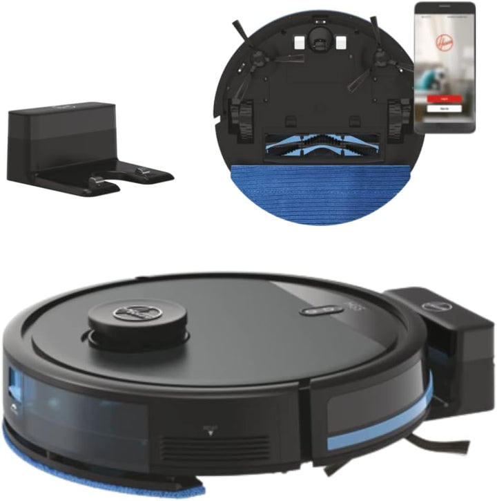 Hoover HG5 Saugroboter mit Wischfunktion und App-Steuerung inkl. Karte und Zeitplan – HYDRO Roboter