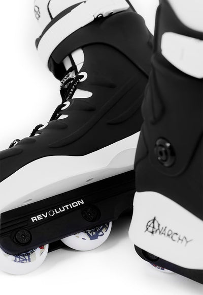 Anarchy Revolution II Aggressive Inline Skates Schwarz 46, Schwarz 46