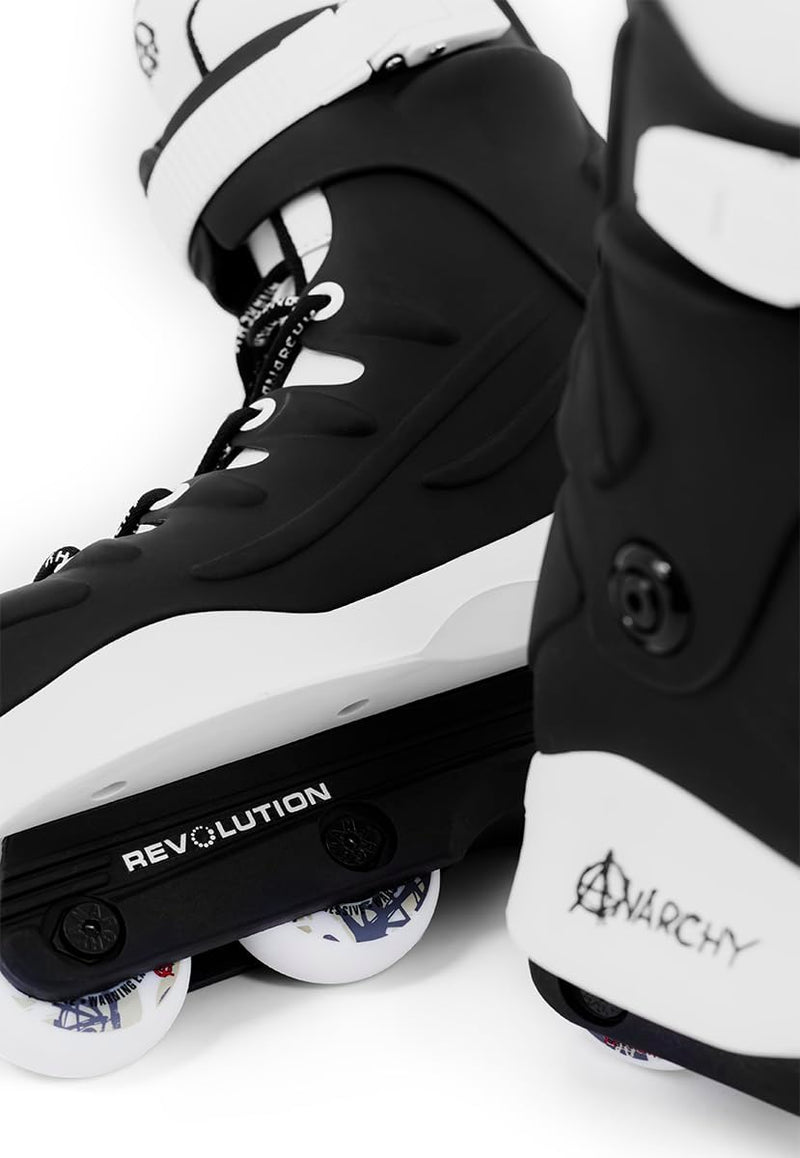 Anarchy Revolution II Aggressive Inline Skates Schwarz 46, Schwarz 46