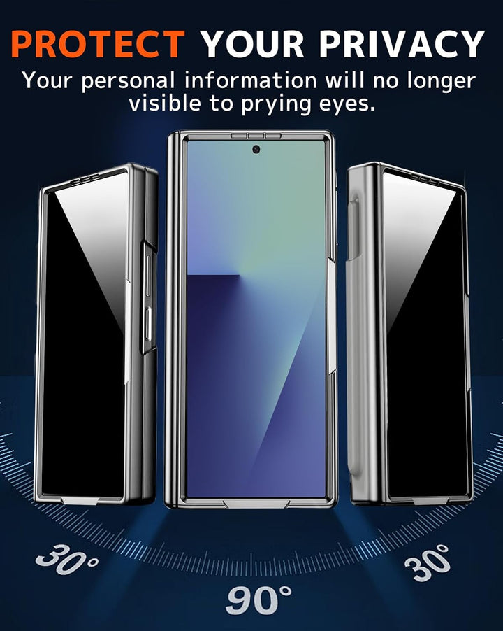 NINKI für Samsung Galaxy Z fold 7 Ständer Hülle mit Stift und Halter, scharnierschtz Samsung fold7 H