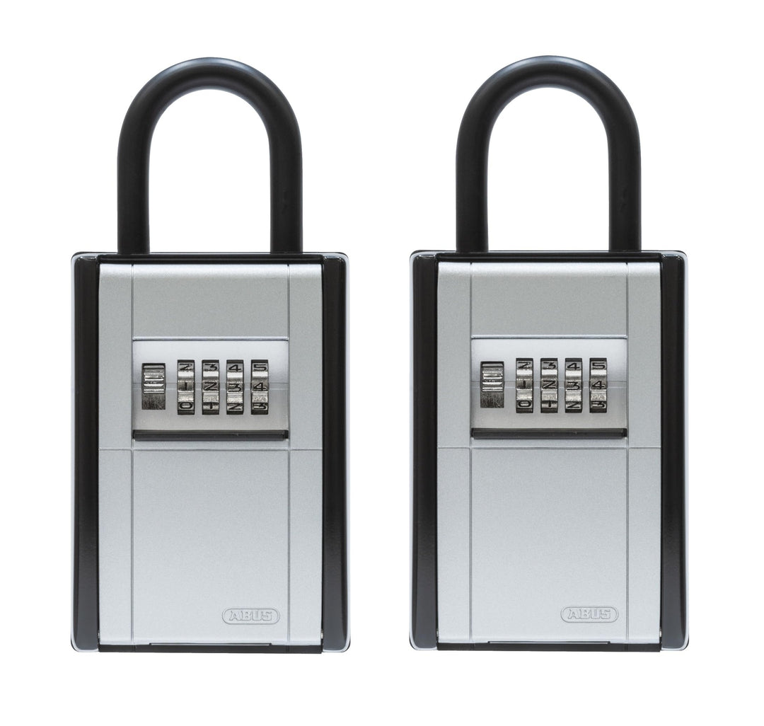 ABUS KeyGarage 797-2er Set - Schlüsselbox mit Bügel zur Befestigung - für Schlüssel oder kleine Wert