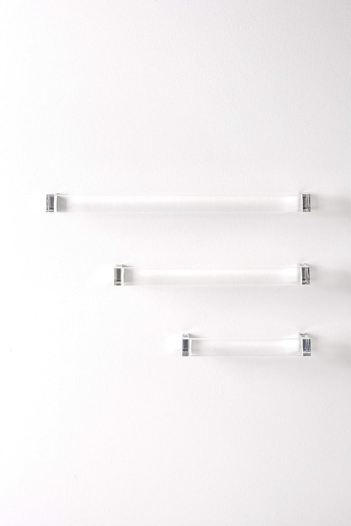 Kartell 9930B4 Handtuchhalter Rail, transparent 30 cm Glasklar, 30 cm Glasklar
