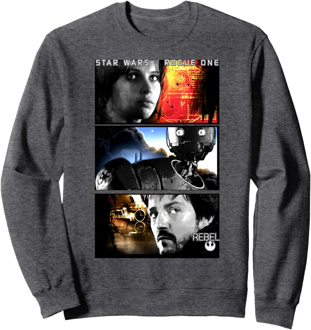 Star Wars Rogue One Rebel Hero Panels Sweatshirt