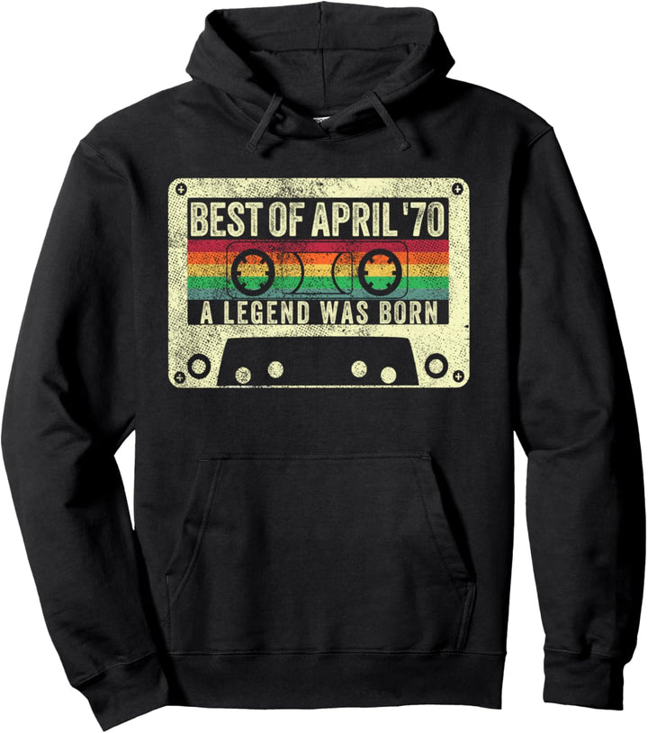 Best Of April 1970 52. Geburtstag Geschenk 52 Jahre alt geboren Pullover Hoodie
