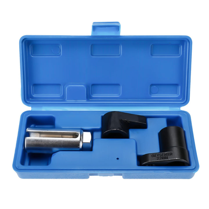 BOOMSTART 3tlg Lambdasonden Schlüssel Set, 22mm Lambdasonden Nuss, 3/8 "1/2" Nox Sonde Lambdasonde W
