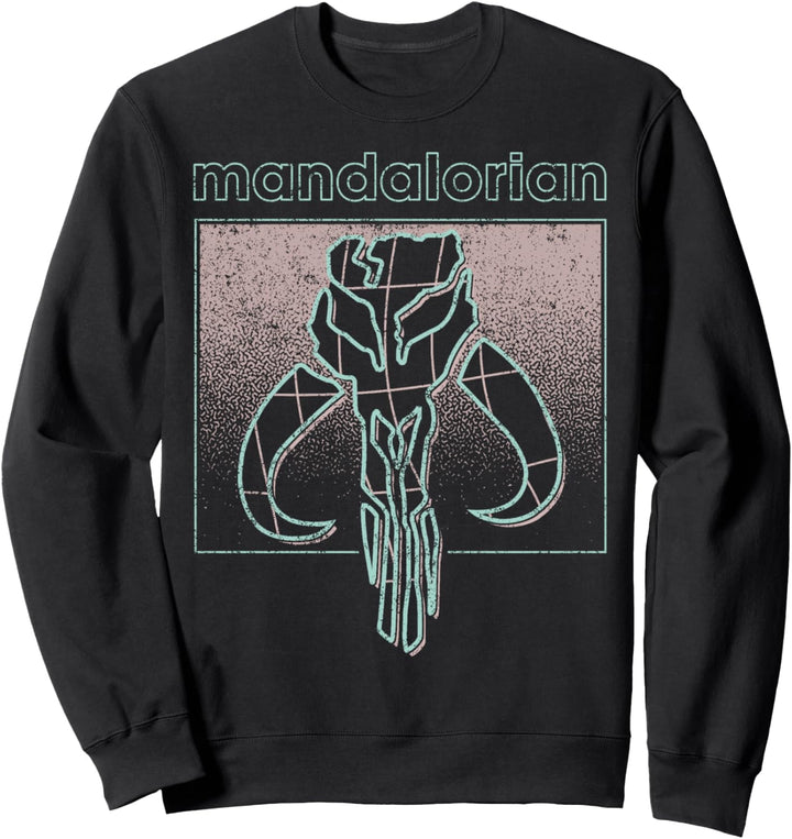 Star Wars Mandalorian Pastel Mythosaur Skull Sweatshirt