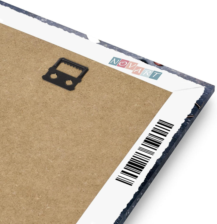 Novart Wandbilder Set - KOMPLETT AUFHÄNGFERTIG - Made in Germany - Moderne Bilder Kaffee Küche Coffe