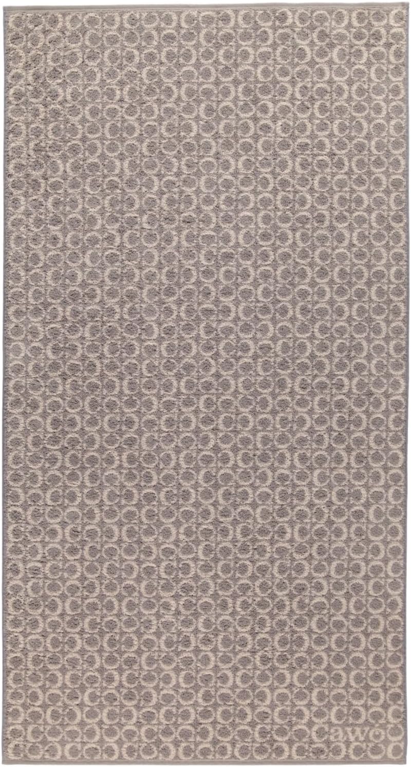 Cawö Luxury Home Duschtuch Two-Tone 605 | 70 Graphit - 80 x 150 Duschtuch 80 x 150 cm, Duschtuch 80