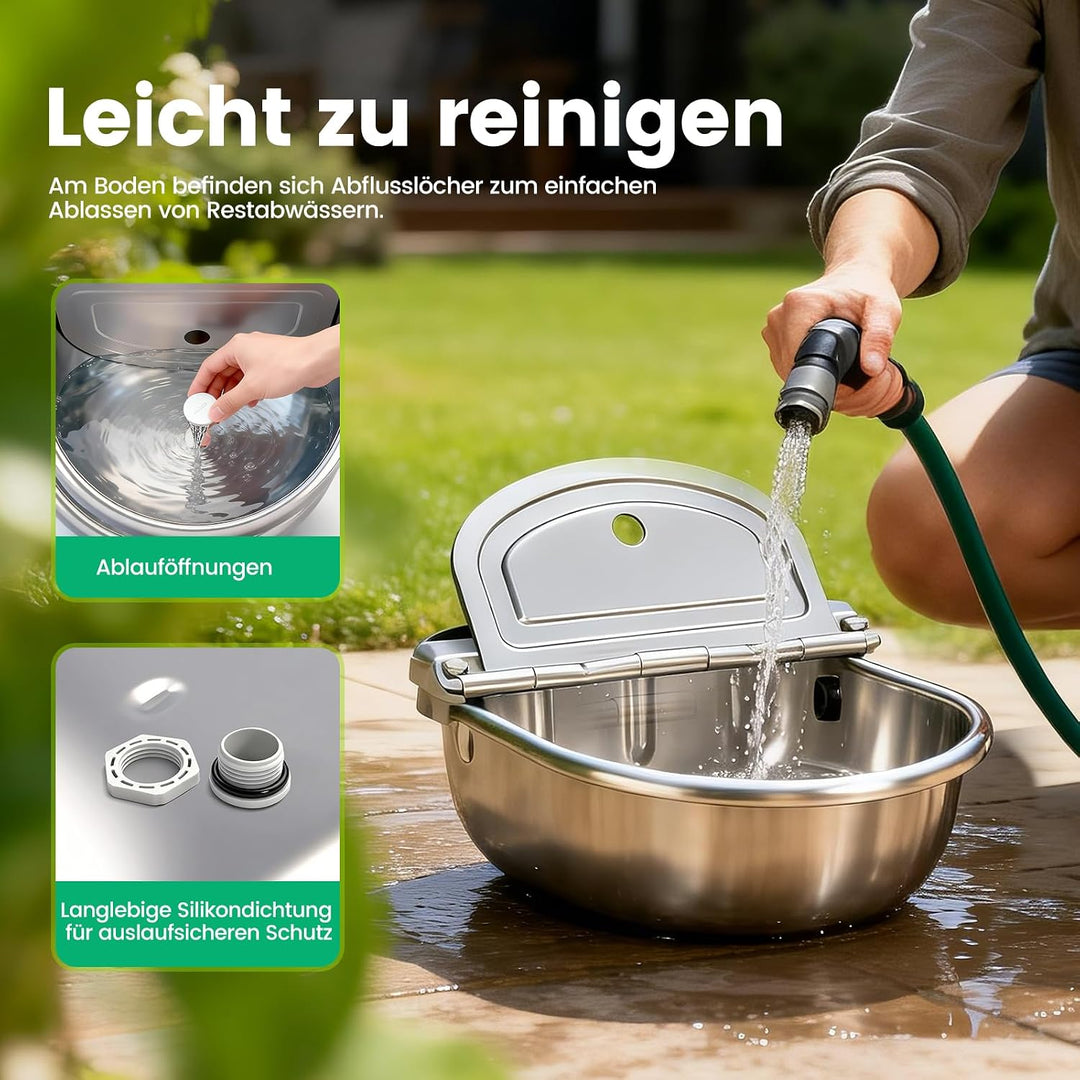 SchwimmerträNke,Pferde Und RinderträNke，Traenkebecken Mit Schwimmer,TräNke Schafes,Edelstahl TräNkeb