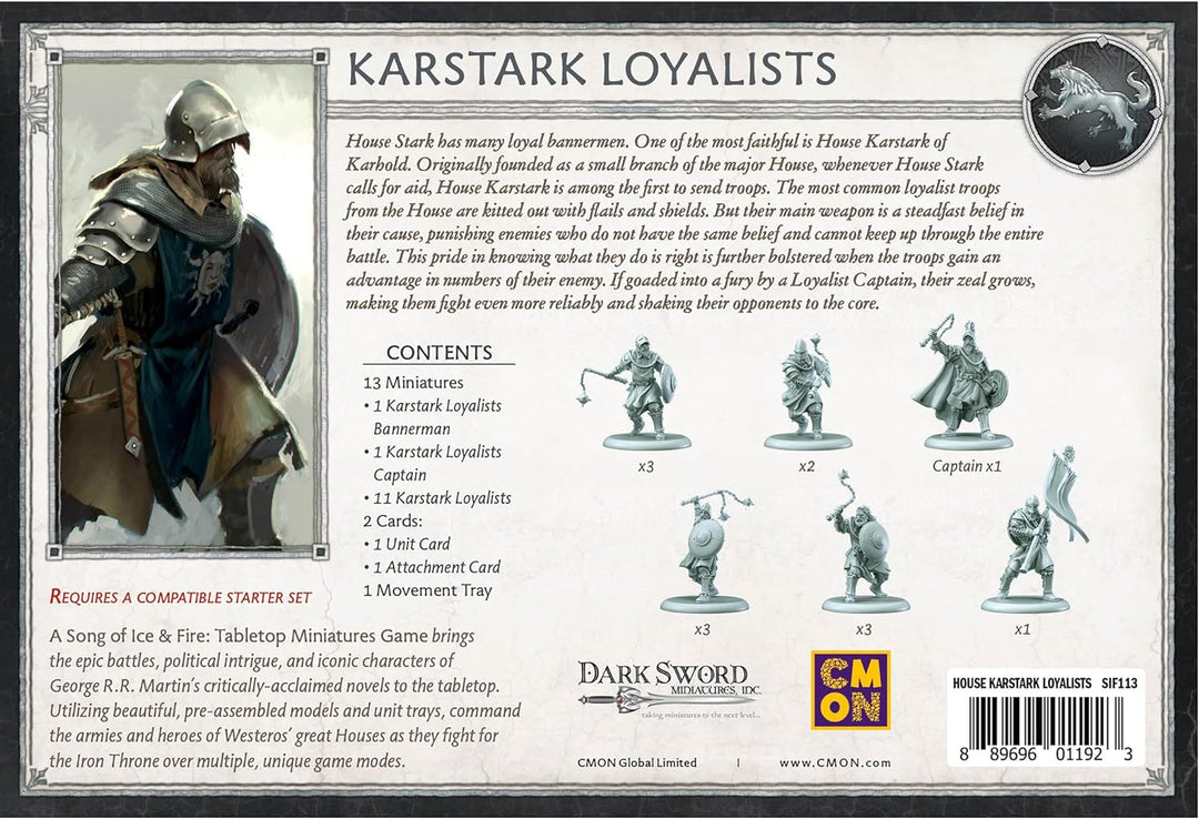 CMON Zubehör A Song of Ice and Fire-Karstark Loyalists-EN