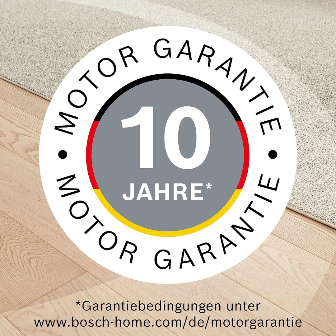 Bosch Staubsauger mit Beutel Serie 8 BGB75X650, für Allergiker, Hygiene-Filter, 10 Jahre Motorgaran