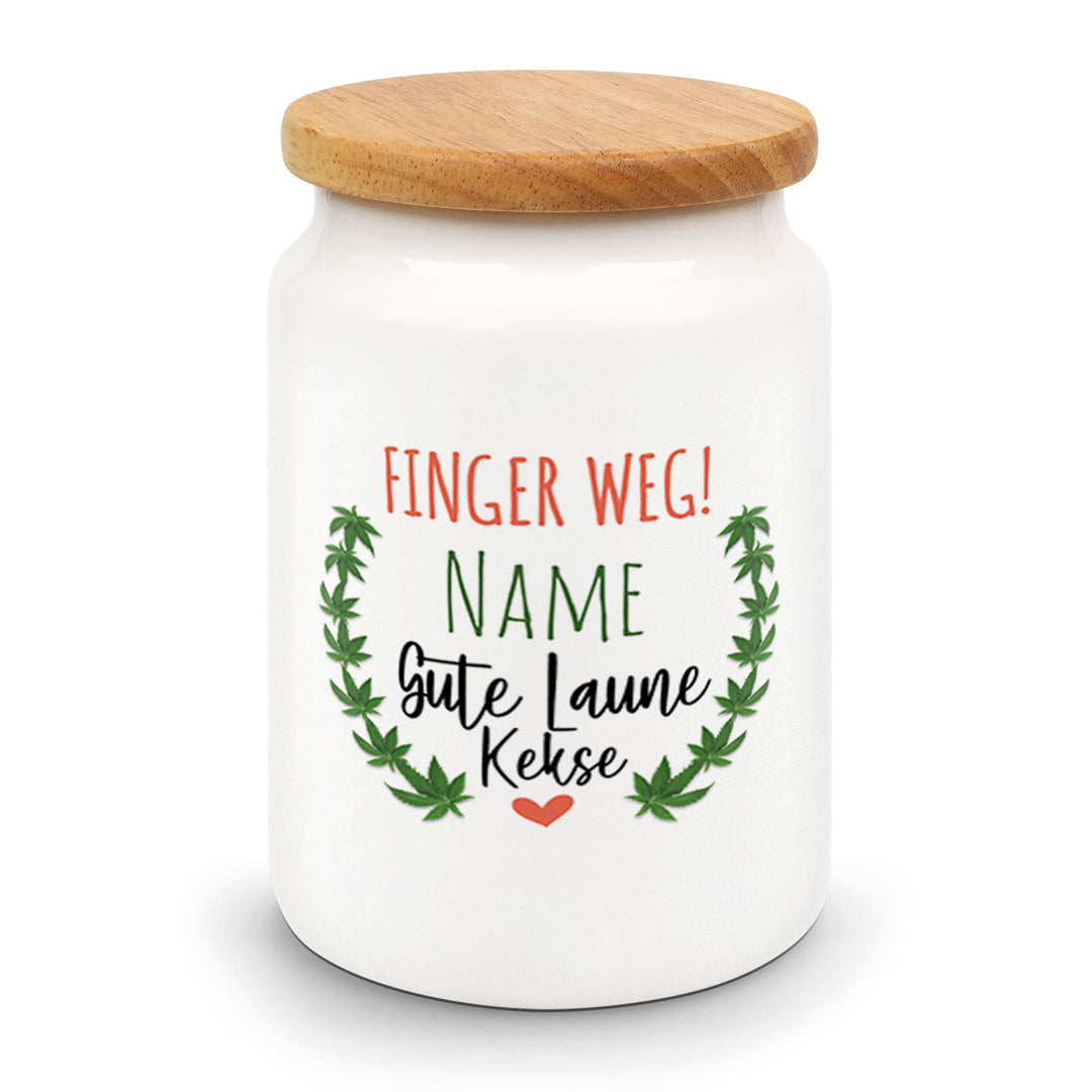 Print Royal Keksdose personalisiert für Gute Laune Kekse - Vorratsdose personalisiert mit Name - Ker