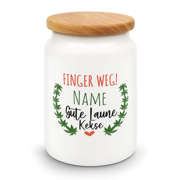 Print Royal Keksdose personalisiert für Gute Laune Kekse - Vorratsdose personalisiert mit Name - Ker