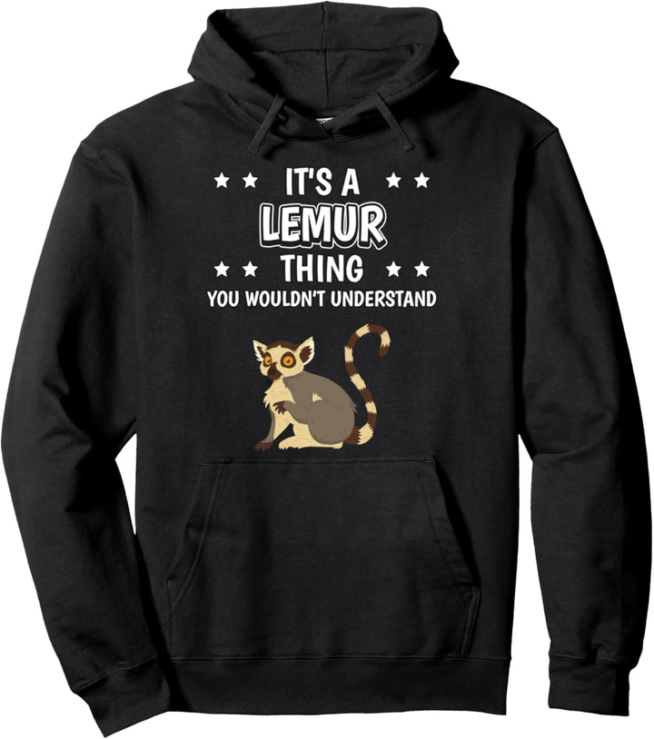 Ist so ein Lemur Ding Lustiger Spruch Lemure Pullover Hoodie