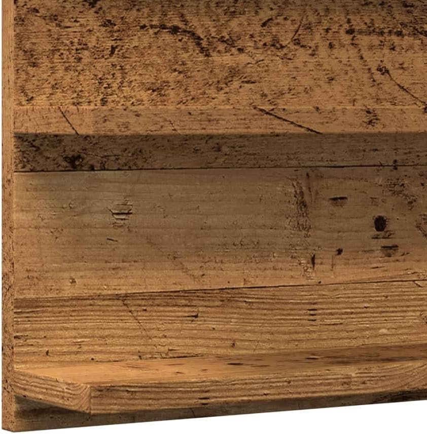 vidaXL Badspiegel, Wandspiegel mit Ablagen, Spiegel Wandmontage für Badezimmer, Hängespiegel Badezim