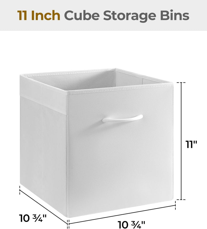 StorageWorks Aufbewahrungswürfel, 27 × 27 cm Körbe Aufbewahrung für Kallax Regal, Aufbewahrungsboxen