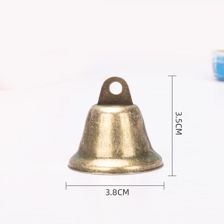 30 Stück 38 mm Mini Vintage Bronze Glocken für Windspiele, Weihnachtsglocken, etc