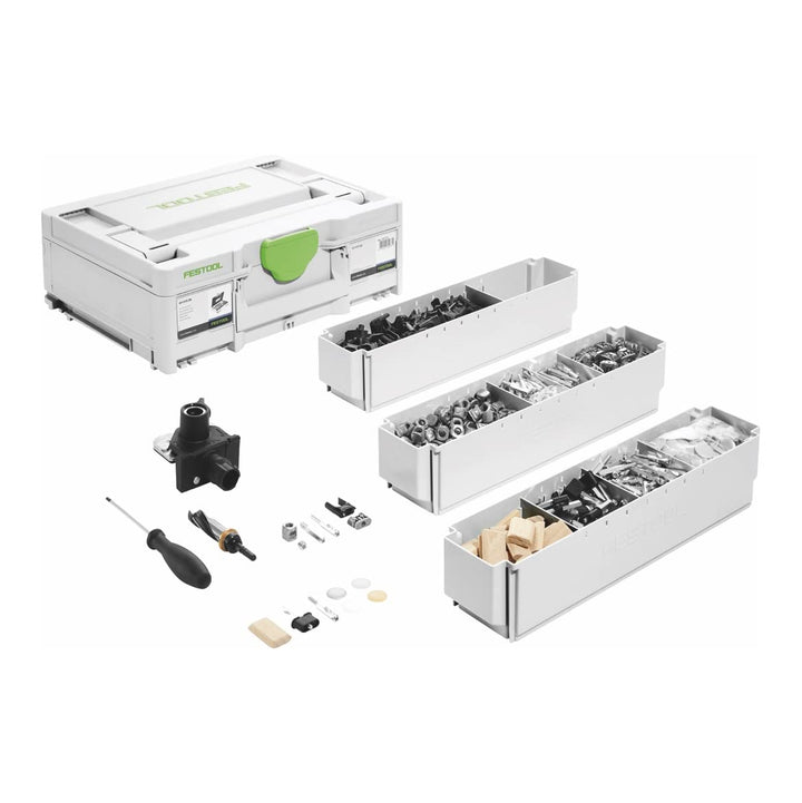 Festool DOMINO Verbinder Sortiment KV-SYS D8 (mit Korpusverbinder DOMINO, Mittenverbinder DOMINO, Ab