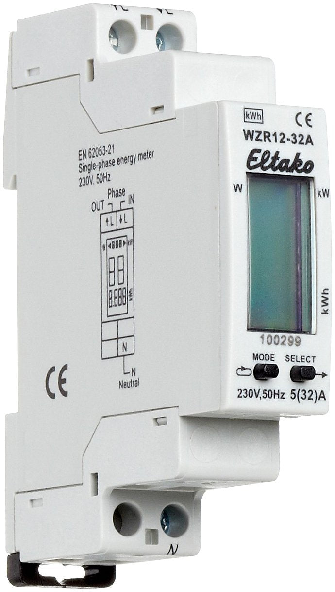Eltako WZR12-32A Wechselstromzähler mit Reset ohne Zulassung