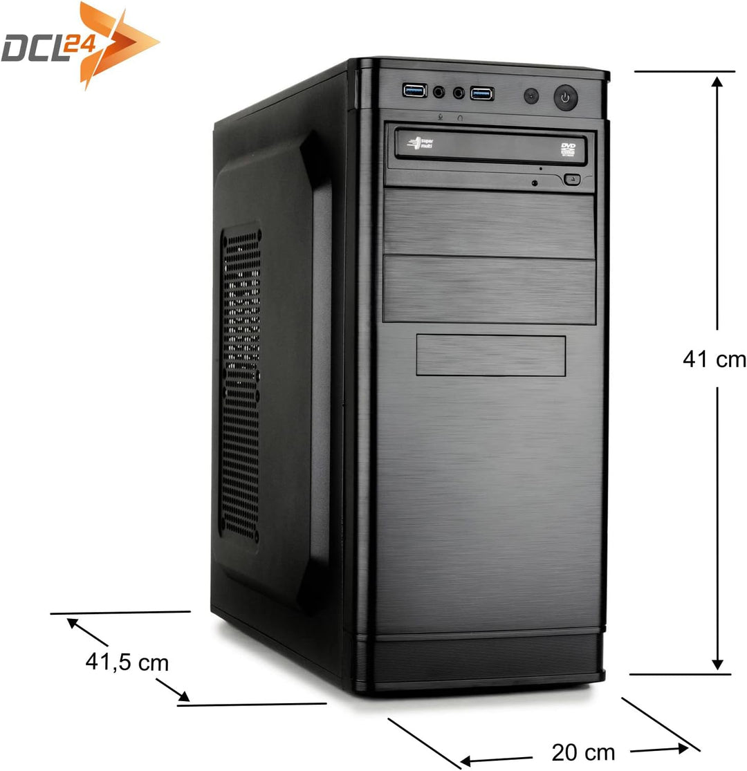 dcl24.de Office PC [18855] AMD Ryzen 5-7600X 6x5.3 GHz Turbo - 16GB DDR5, 500GB SSD, GT1030 2GB, WLA