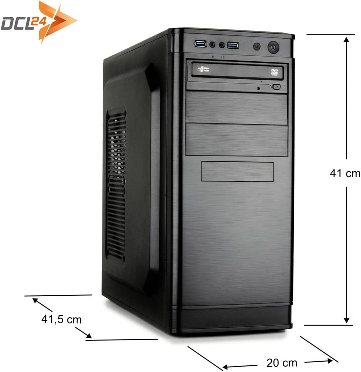 dcl24.de Office PC [18855] AMD Ryzen 5-7600X 6x5.3 GHz Turbo - 16GB DDR5, 500GB SSD, GT1030 2GB, WLA