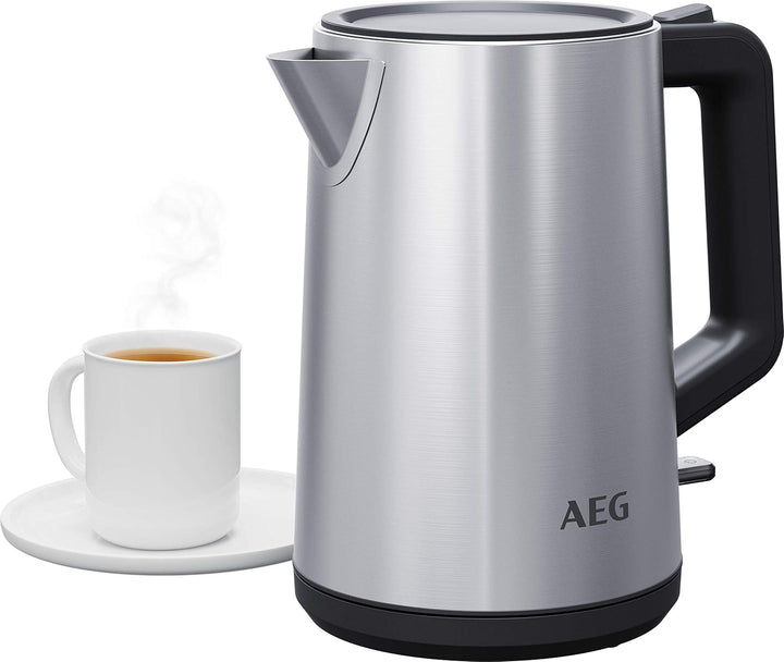 AEG K4-1-4ST Wasserkocher (1,7 l, Wasserstandsanzeige, Tropfschutz, Kalkfilter, Sicherheitsabschaltu