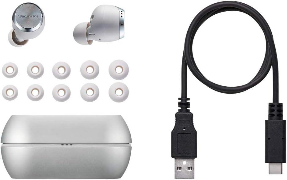 Technics EAH-AZ70WE-S True Wireless In-Ear Premium Class Kopfhörer (Noise Cancelling, Sprachsteuerun