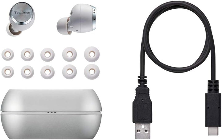 Technics EAH-AZ70WE-S True Wireless In-Ear Premium Class Kopfhörer (Noise Cancelling, Sprachsteuerun