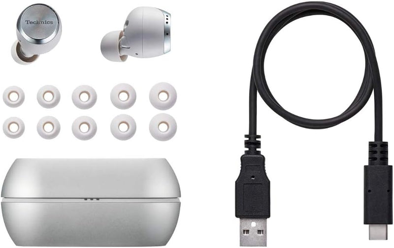 Technics EAH-AZ70WE-S True Wireless In-Ear Premium Class Kopfhörer (Noise Cancelling, Sprachsteuerun