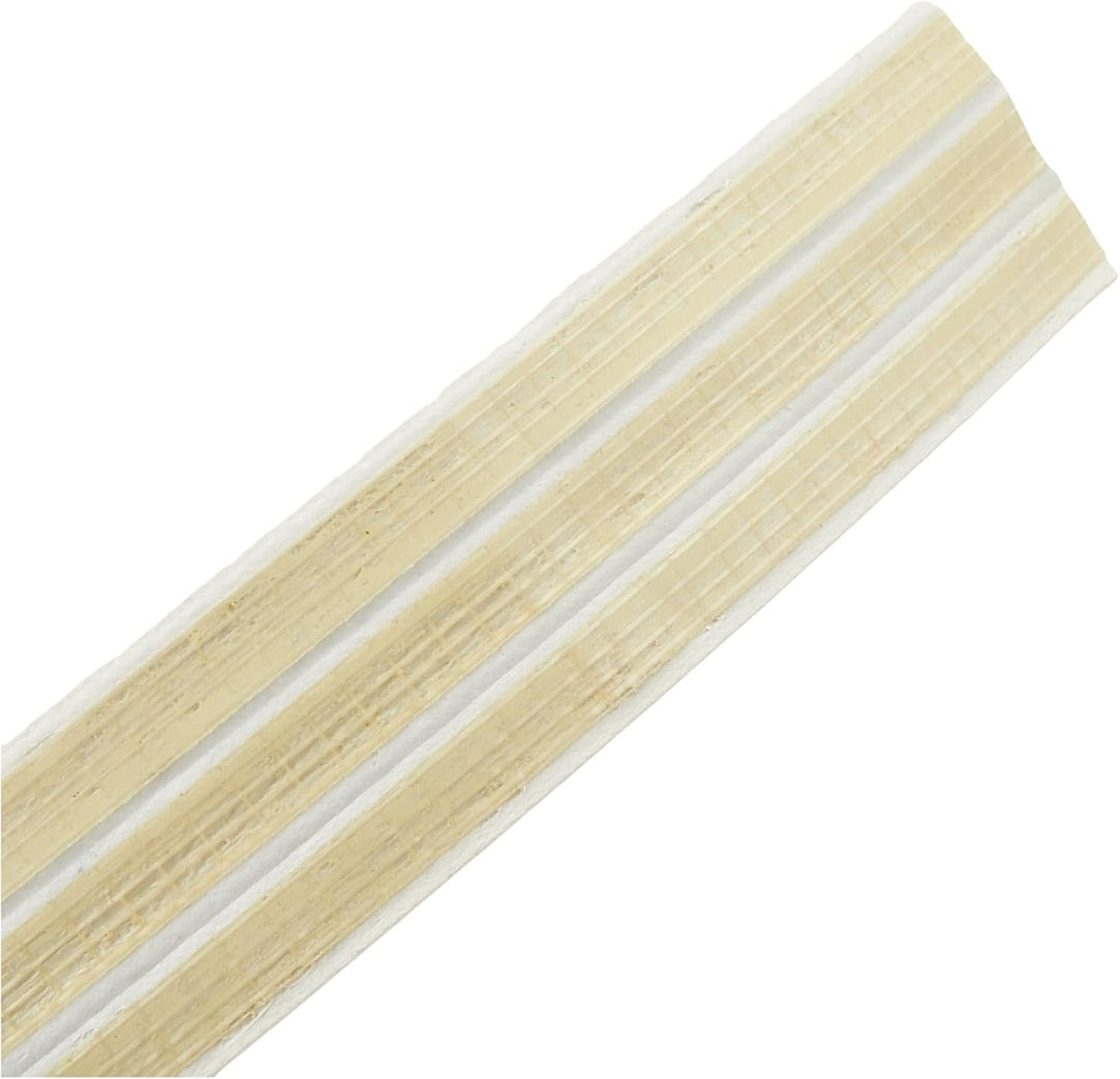 Dichtungsprofil selbstklebend, Typ D, Kunststoff weiss, 1 Stück = 7,5 Meter ; 1 Stück