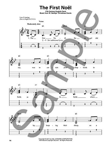 Christmas Carols for Solo Ukulele: For Tenor Ukulele, Taschenbuch