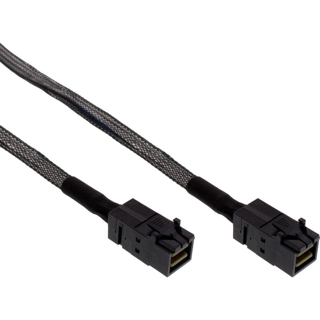 InLine Mini-SAS HD Kabel intern SFF-8643 zu SFF-8643, Hochgeschwindigkeits Datenkabel bis 4x 12Gb/s