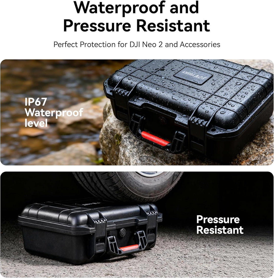 FPVtosky Koffer für dem DJI Neo 2 Motion Fly More Combo: Tasche für dem RC Motion 3, Goggles N3 und