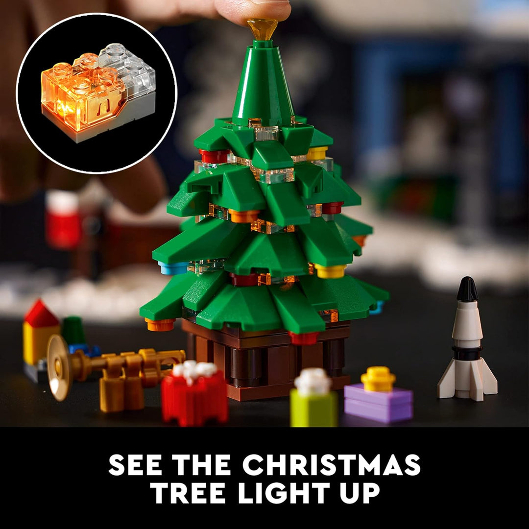 LEGO Santa’s Visit 10293 Building Kit (1,445 Pieces) Frustfreie Verpackung, Frustfreie Verpackung