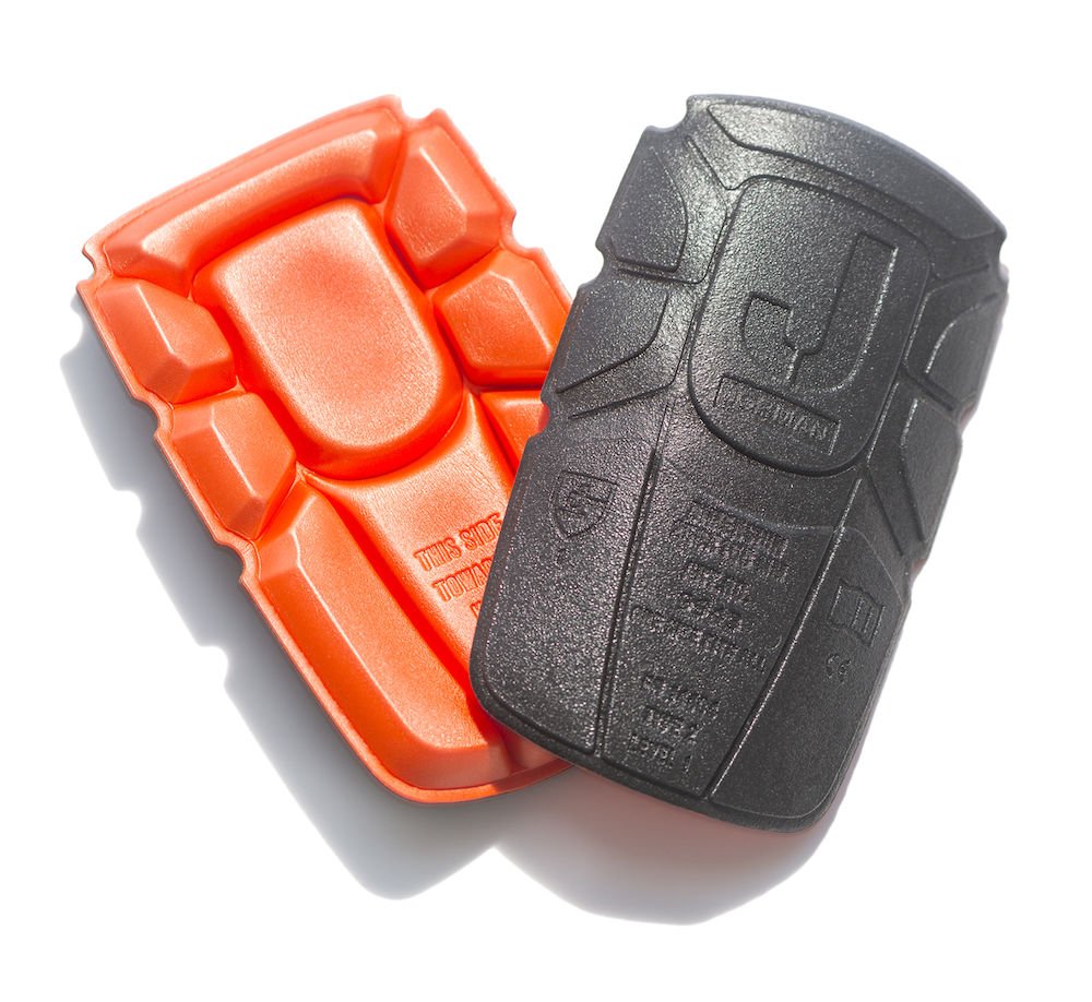 JOBMAN Kniepolster Standard 9943 Orange/Grau, Orange/Grau