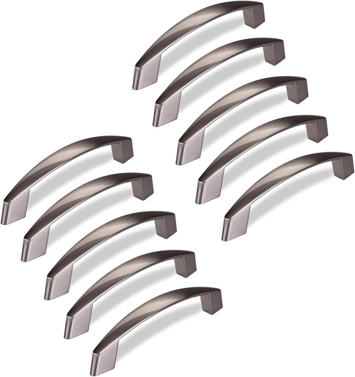 10 x Möbelgriff THEA Edelstahloptik BA 128 mm Bogengriff Küchengriff von SO-TECH® 10 x Finition Acie