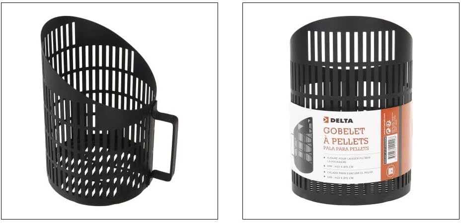 RUECAB - Schaufel für Pellets aus Holz, durchbrochen Pellets zum Filtern von Staub, ermöglicht das B