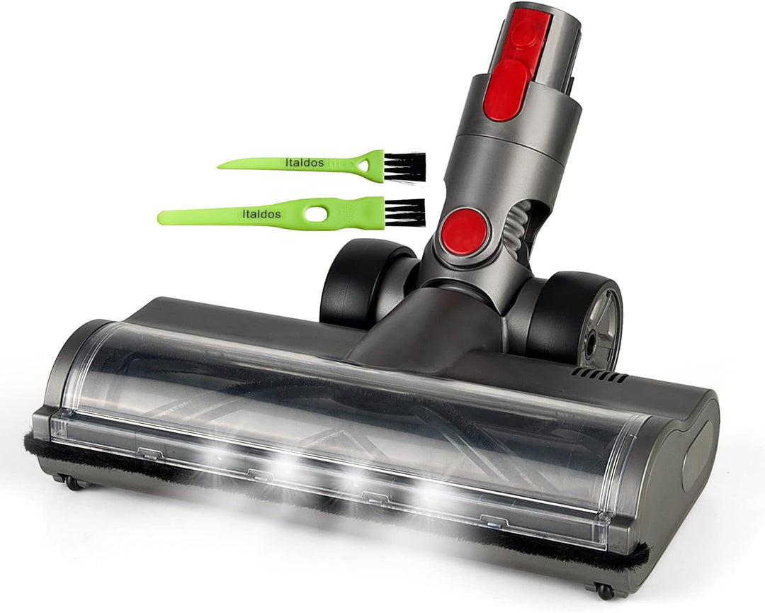 Italdos Motorisierte elektrische Turbo-Bürste kompatibel für Dyson V7 V8 V10 V11 V15 Bürste mit Roll