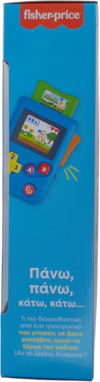 Fisher-Price Lernspielzeug Meine erste Spielkonsole, Lachen und Erwachen mit Musik und Lichtern für