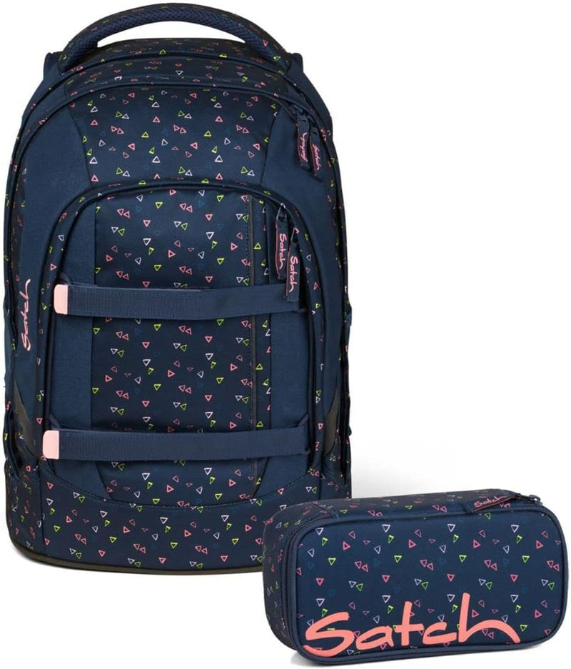 satch Pack Schulrucksack Set 2tlg. mit Schlamperbox Funky Friday