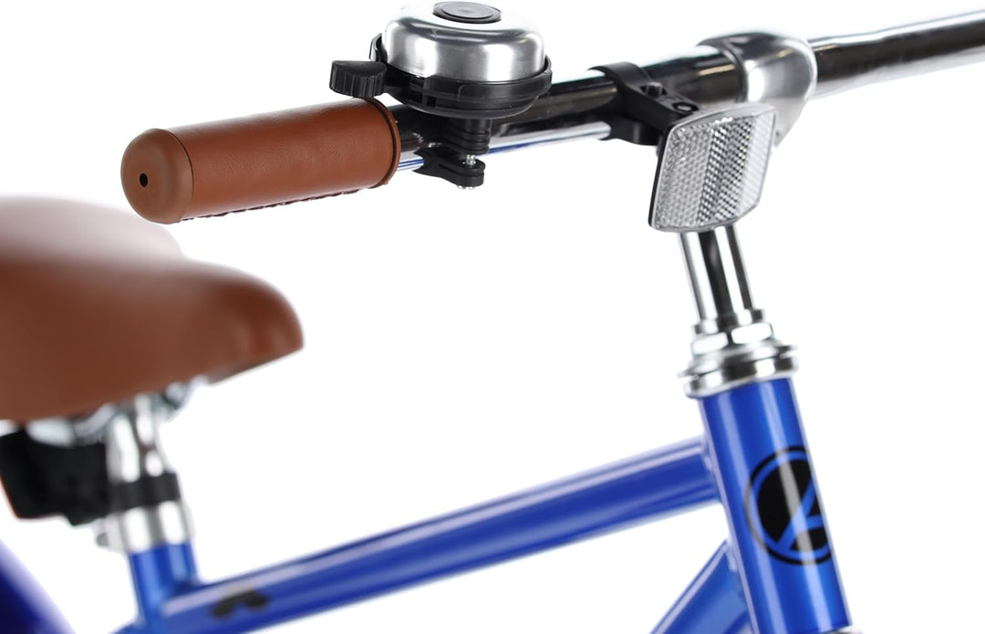 AMIGO Mister Kinderfahrrad - Jungenfahrrad - 16 Inch 24 cm - Rücktrittbremse - Blau