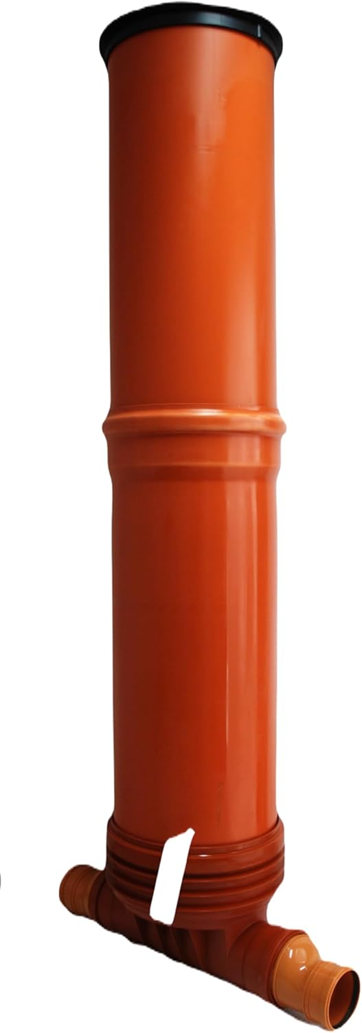 KG Kontrollschacht DN 400/2 x Anschlüsse160-125-110 Höhe 0,5m bis 2m Revisionsschacht Abwasserschach