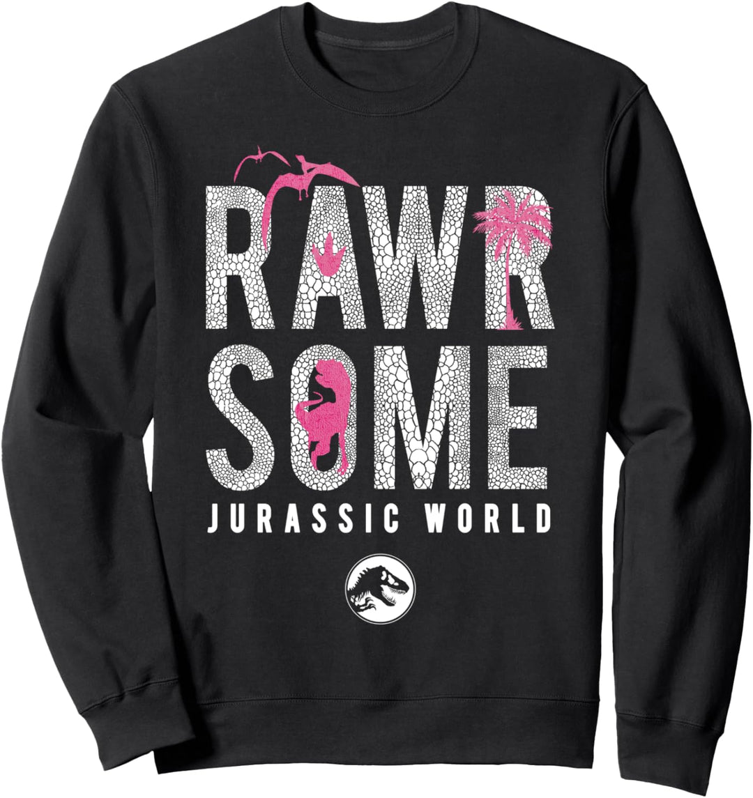 Jurassic World Rarsome Textstapel Sweatshirt