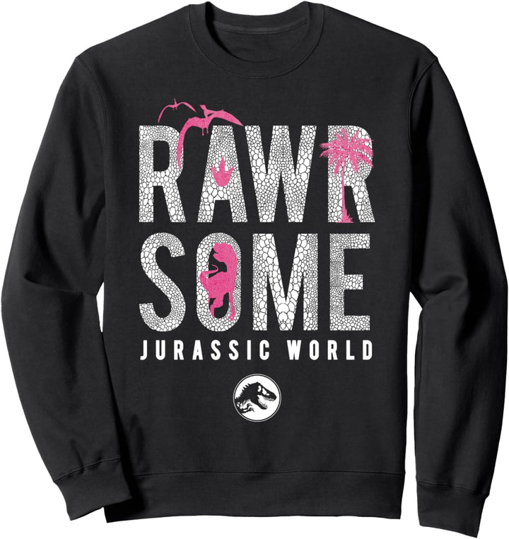 Jurassic World Rarsome Textstapel Sweatshirt