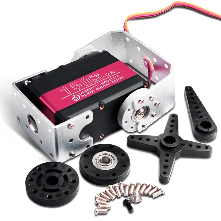 Wishiot 150KG Robot Arm Servo High Torque Digital Servo 270 Grad Wasserdicht IP66 Vollmetallgetriebe