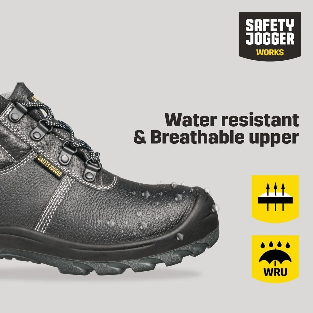 SAFETY JOGGER Sicherheitsschuhe mit Stahlkappe Herren Leicht - Bestboy - S3 / S1P Arbeitsschuh für D