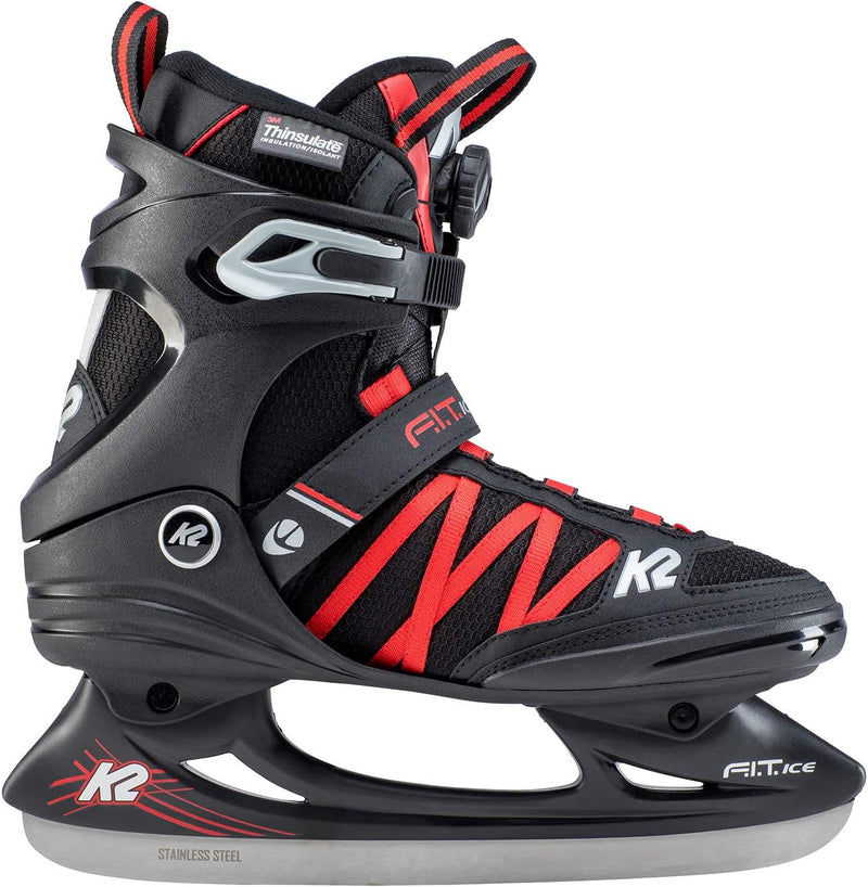 K2 Herren F.i.t. Ice Boa Skates 36.5 EU Schwarz (black), 36.5 EU Schwarz (black)