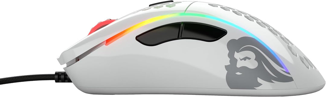Glorious Gaming Model D Wired Gaming Mouse – superleichtes Wabendesign mit 68 g, RGB-Beleuchtung, er